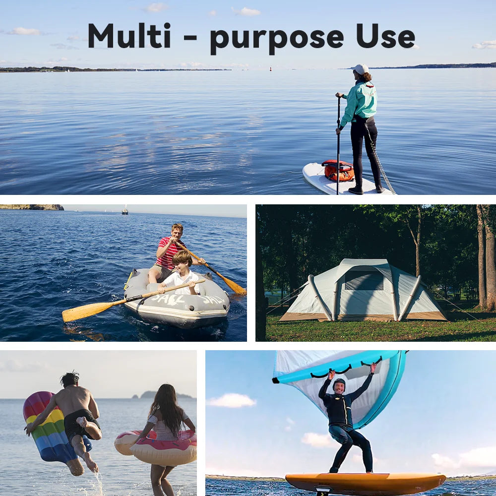 Paddle Board Pump Electric Portable Rechargeable SUP Pump 20PSI