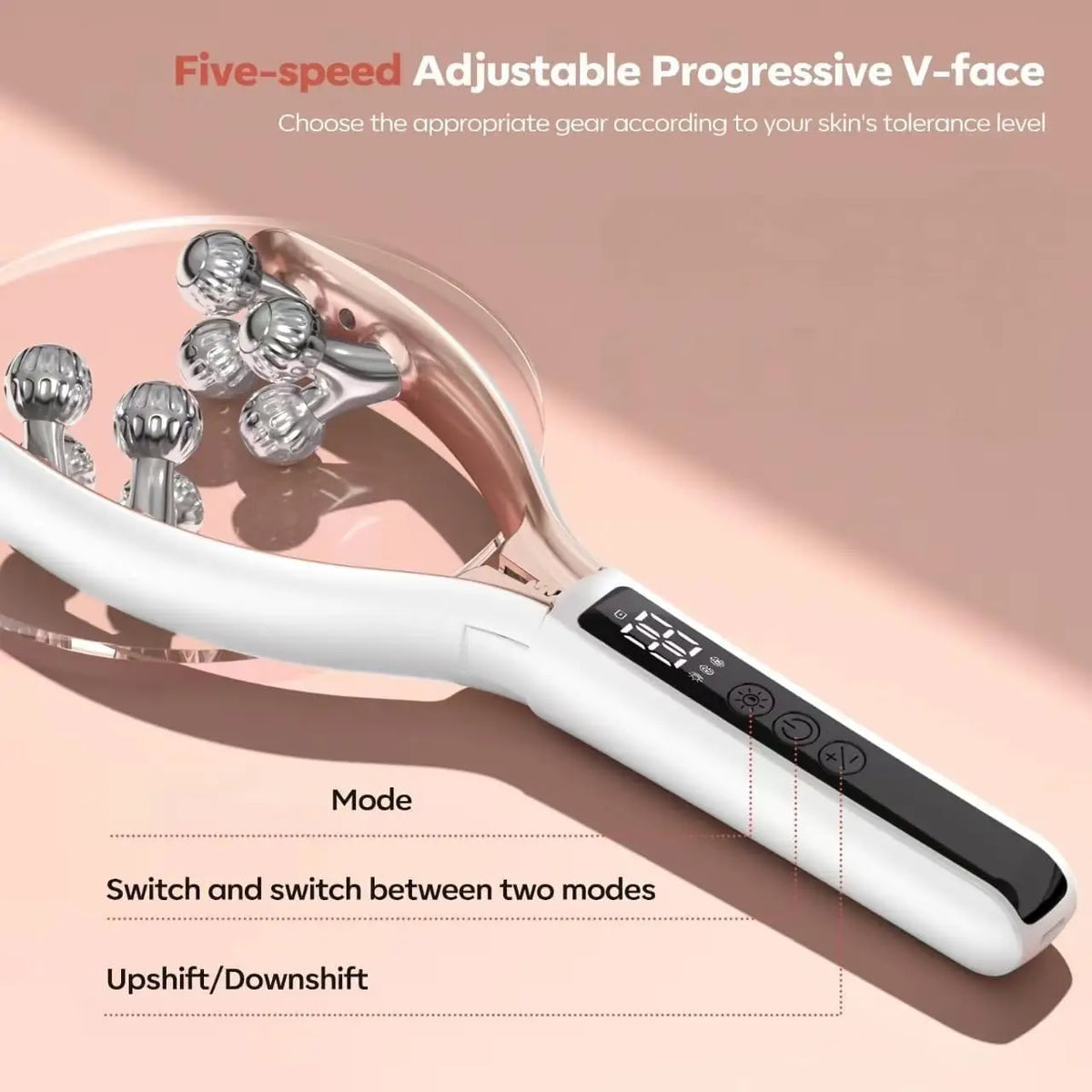 Rechargeable Facial Massager And Neck Lymphatic Roller