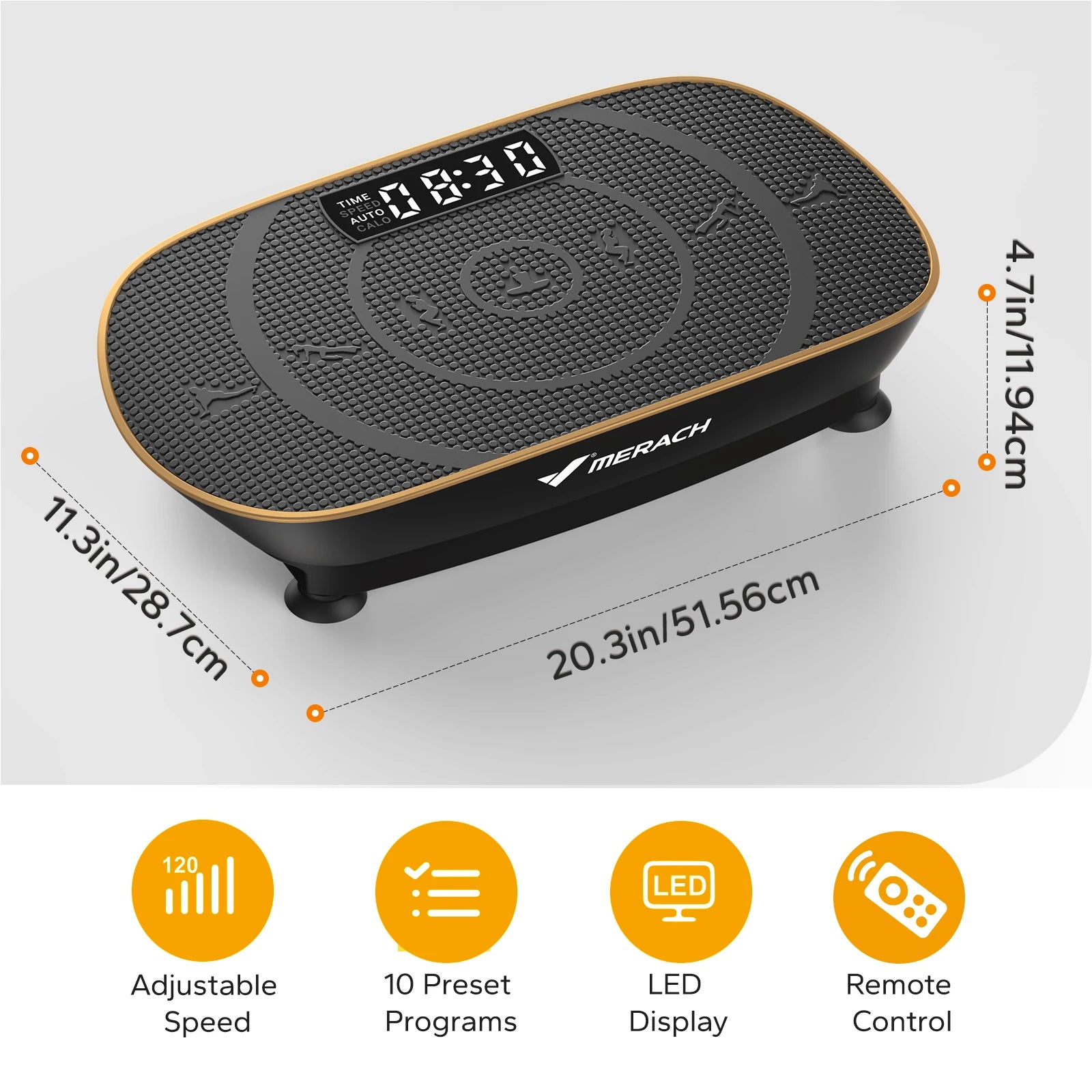 MERACH Vibration Plate Exercise Machine For Whole Body Workout - Alice's Wellness Hub