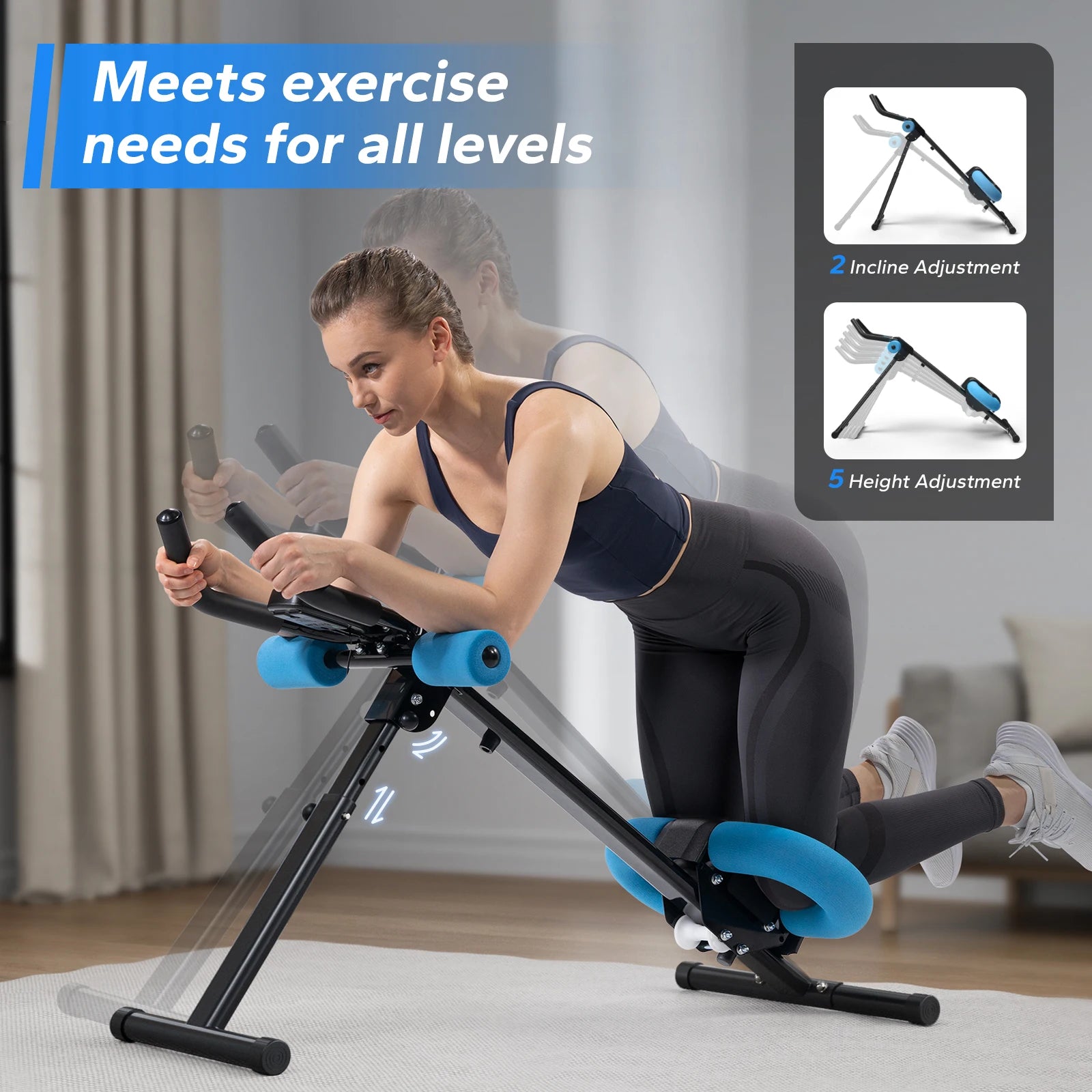 MERACH Ab Machine 2314 Adjustable Trainer for Core Ab Workouts - Alice's Wellness Hub