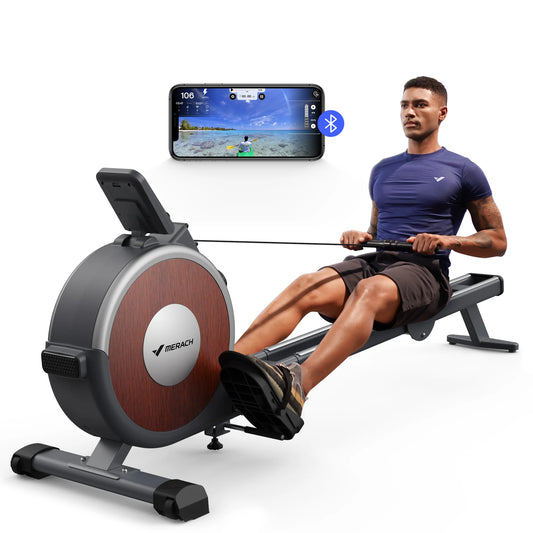 Merach Magnetic Rowing Machine With 16 Resistance Levels