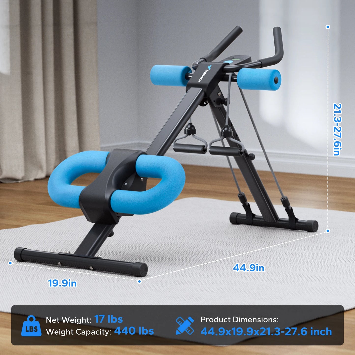 MERACH Ab Machine 2314 Adjustable Trainer for Core Ab Workouts - Alice's Wellness Hub