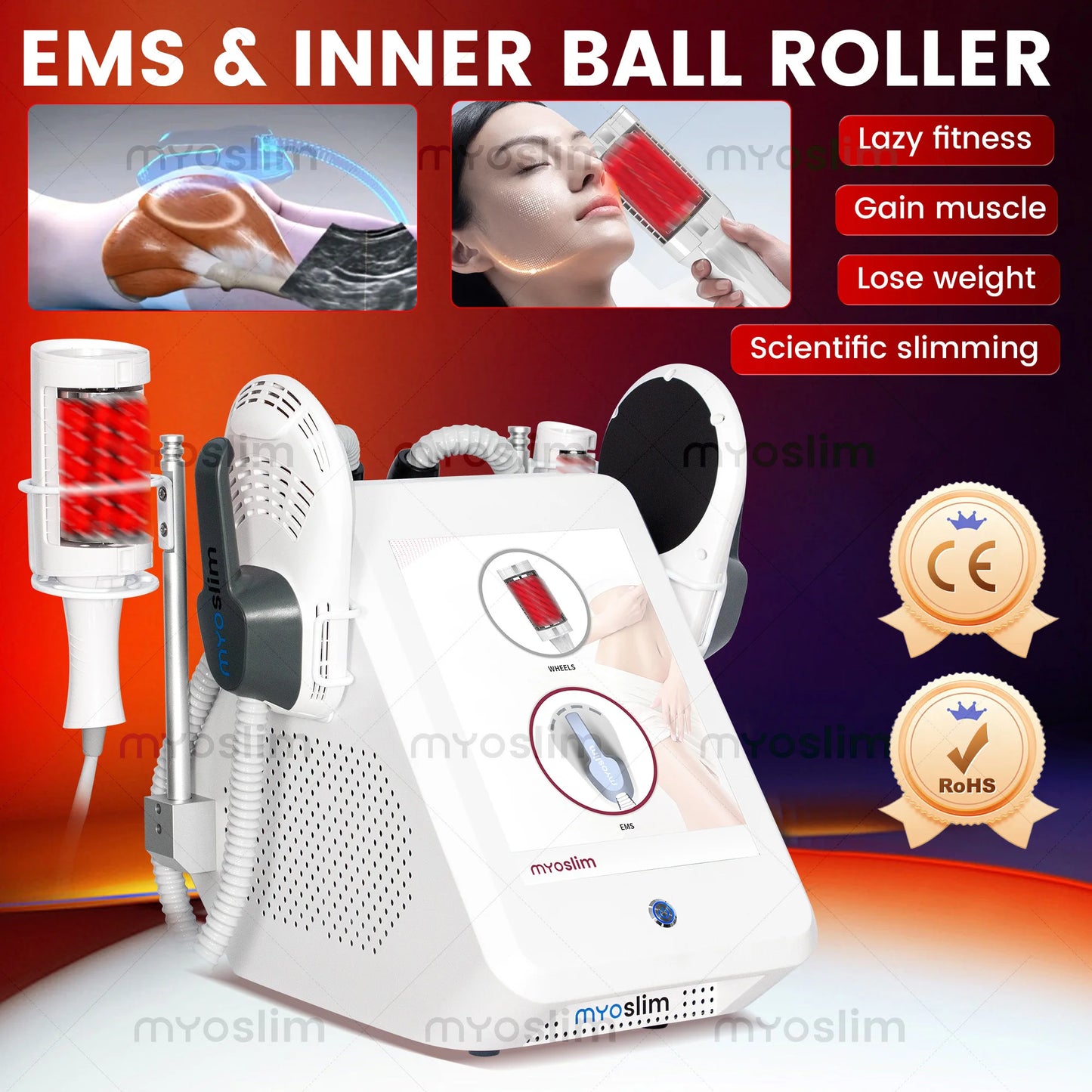 EMS Roller 2 In 1 Body Sculpting Device For HomeUse - Alice's Wellness Hub