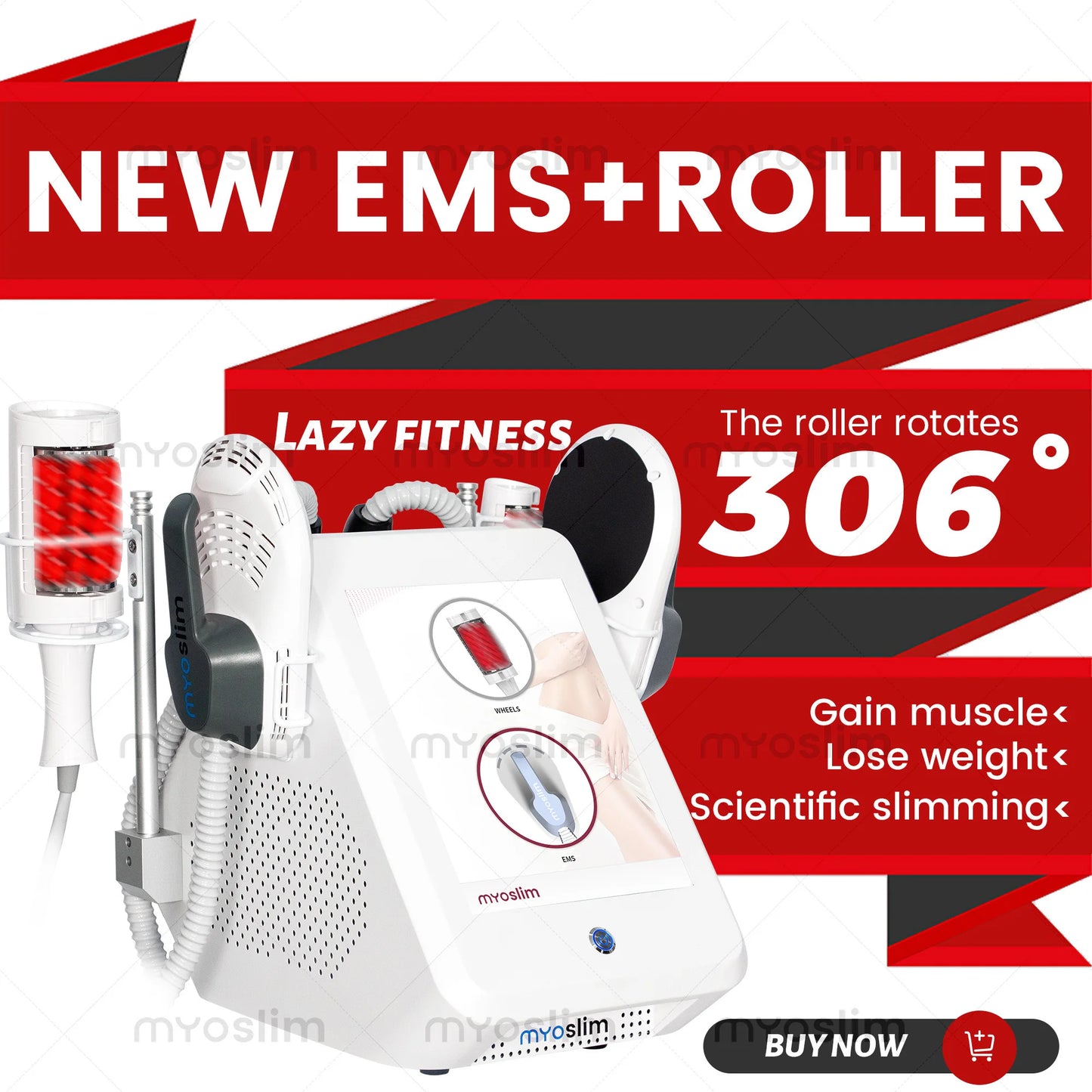 EMS Roller 2 In 1 Body Sculpting Device For HomeUse - Alice's Wellness Hub