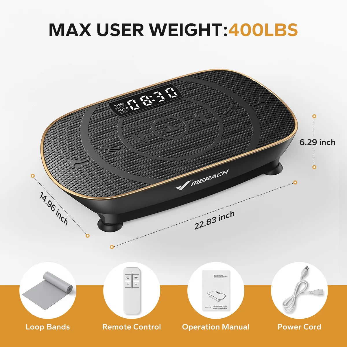 MERACH Vibration Plate Exercise Machine For Whole Body Workout - Alice's Wellness Hub