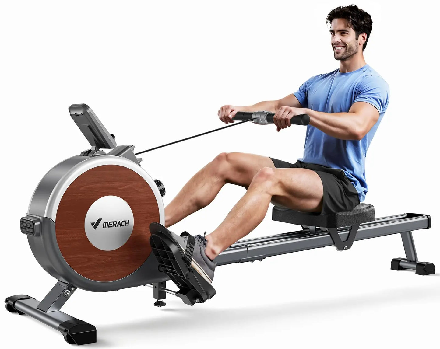 Merach Magnetic Rowing Machine With 16 Resistance Levels