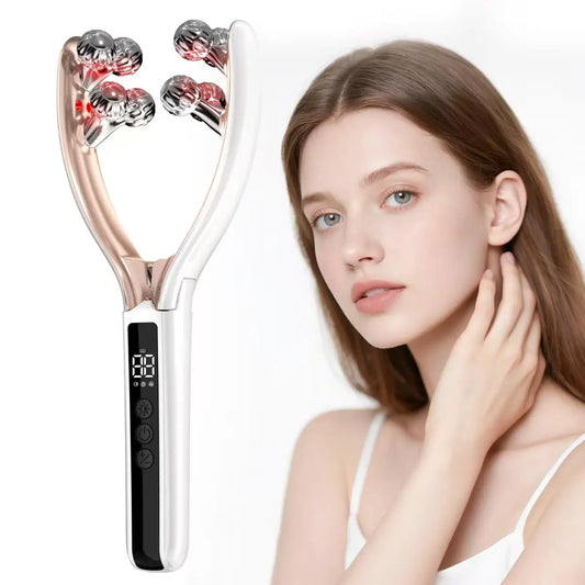 Rechargeable Facial Massager And Neck Lymphatic Roller