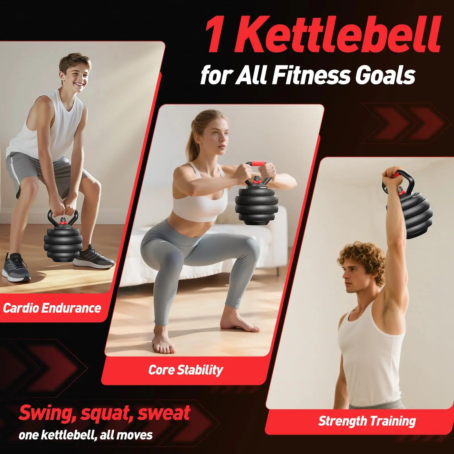 FED Fitness 5 In 1 Adjustable Dumbbell Set Barbell Stand - Alice's Wellness Hub