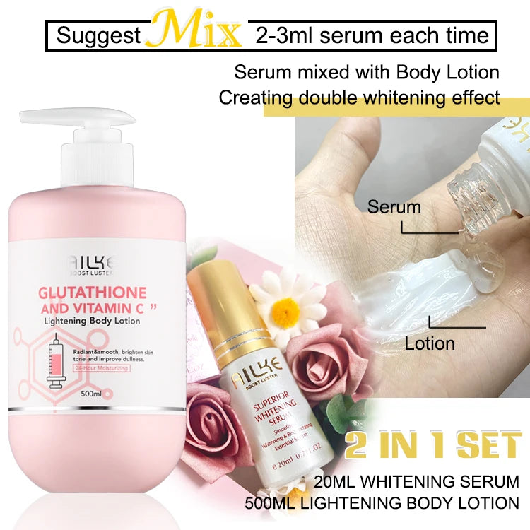 Ailke Glutathione Vitamin C Whitening And Moisturizing Body Cream