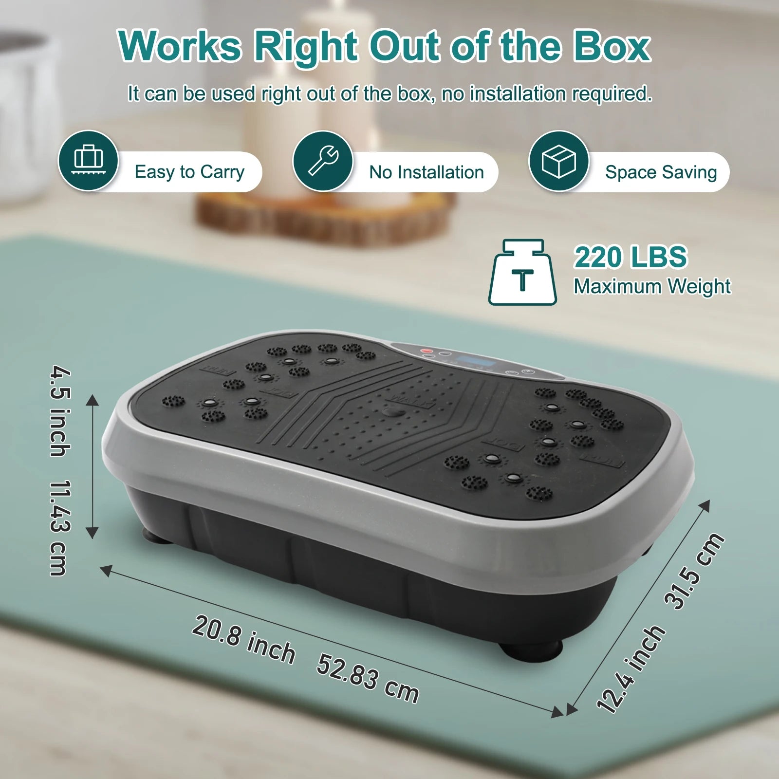 Vibration Plate Exercise Machine For Home Fitness And Fat Burning - Alice's Wellness Hub