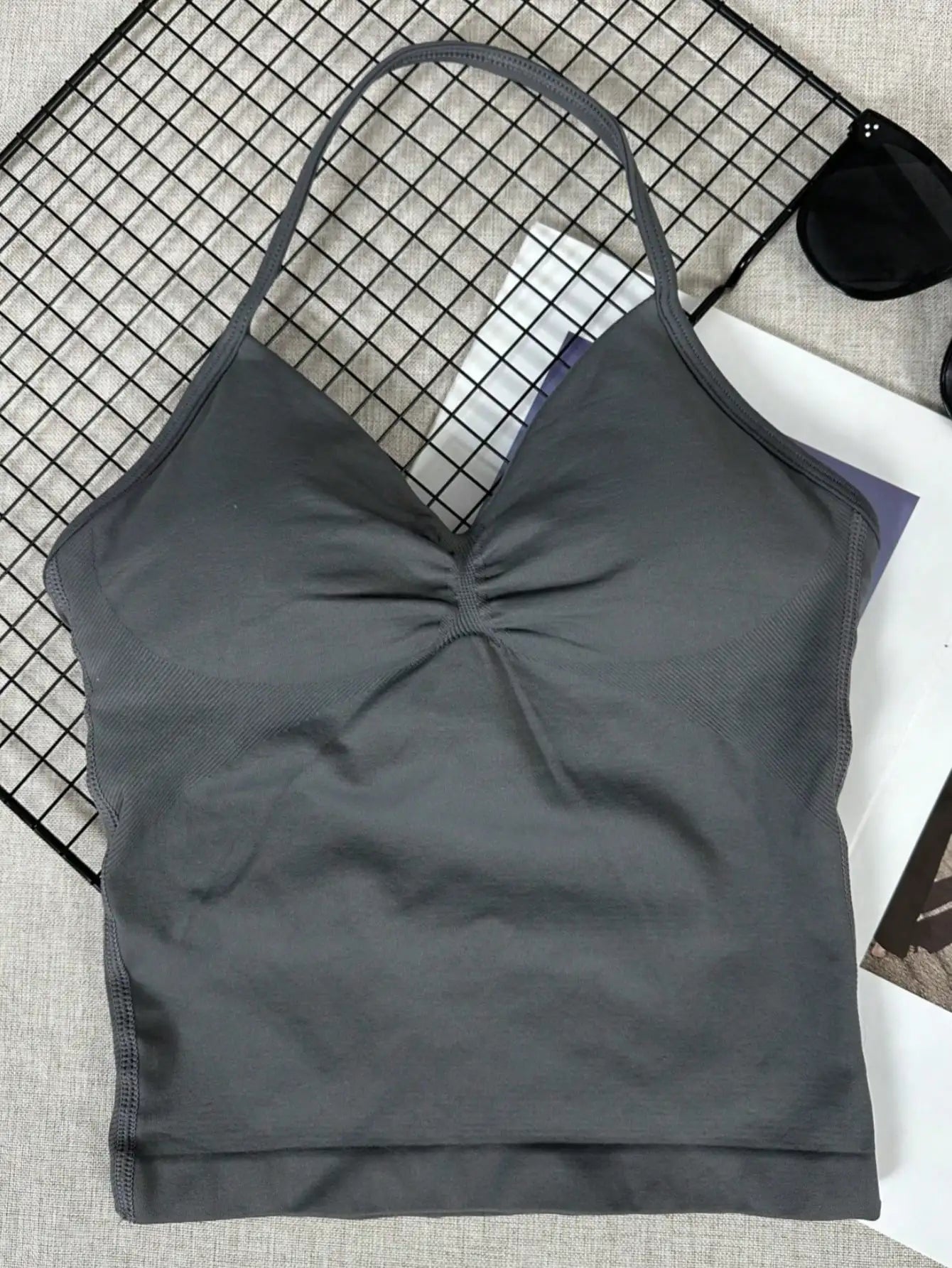 Women's Yoga Sports Bra Sleeveless Cropped Top For Workout - Alice's Wellness Hub