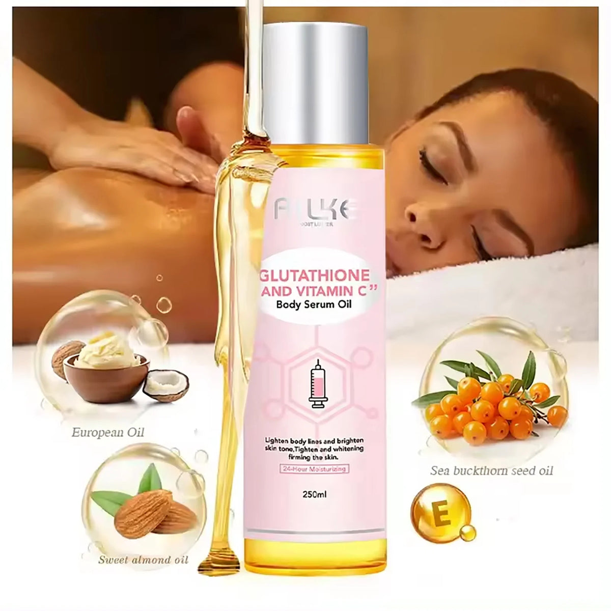 Ailke Glutathione Vitamin C Whitening And Moisturizing Body Cream