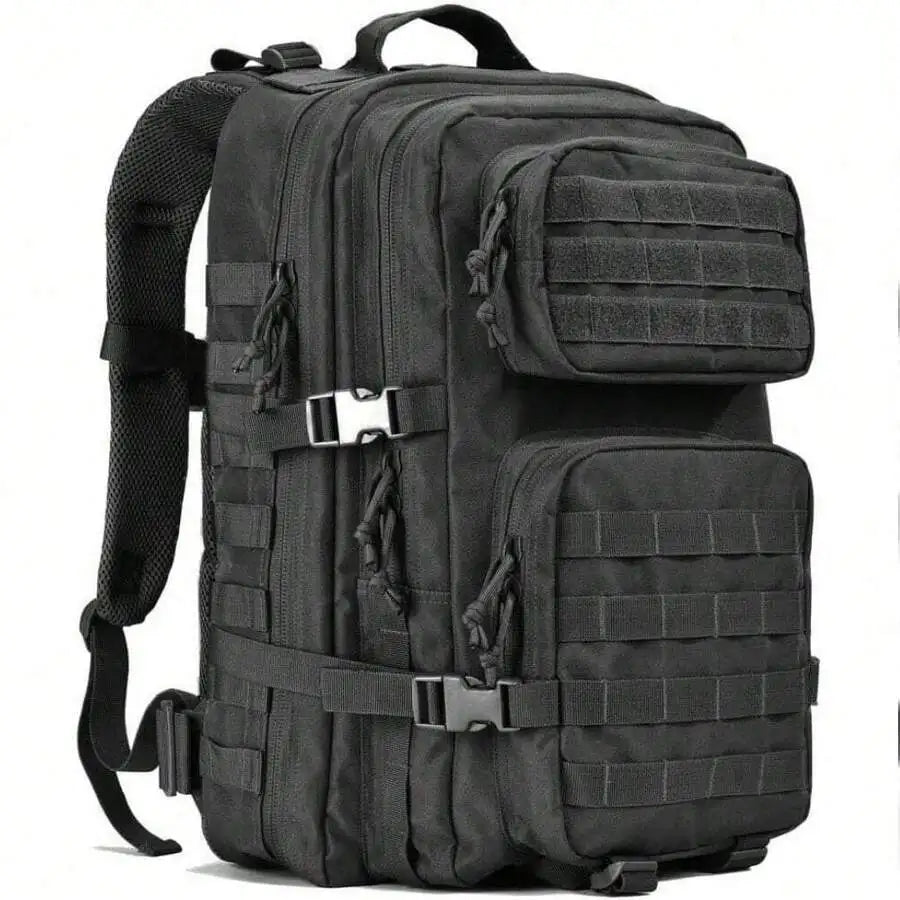 MOLLE Assault Pack, Men's And Women's Outdoor Tactical 50L Backpack, Fishing/Camping/Hiking Rucksack, 3-Day Bag