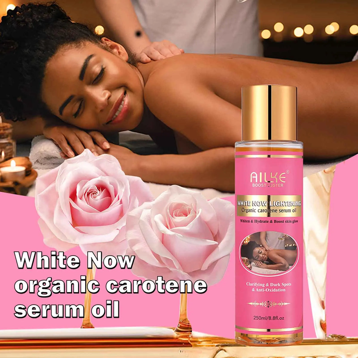 AILKE Natural Brightening Cream Set Moisturizing Whitening Facial Skincare Organic