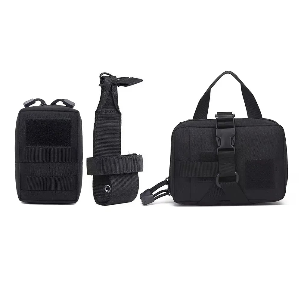 Military Tactical Dog Harness Molle Pouch Belt Attachment Kit