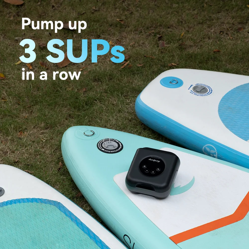 Paddle Board Pump Electric Portable Rechargeable SUP Pump 20PSI