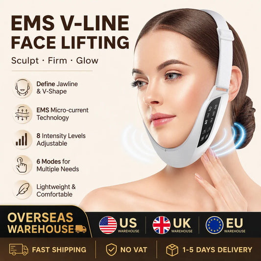 Hailicare Microcurrent Face Lifter With Ems Heat And Led Massage