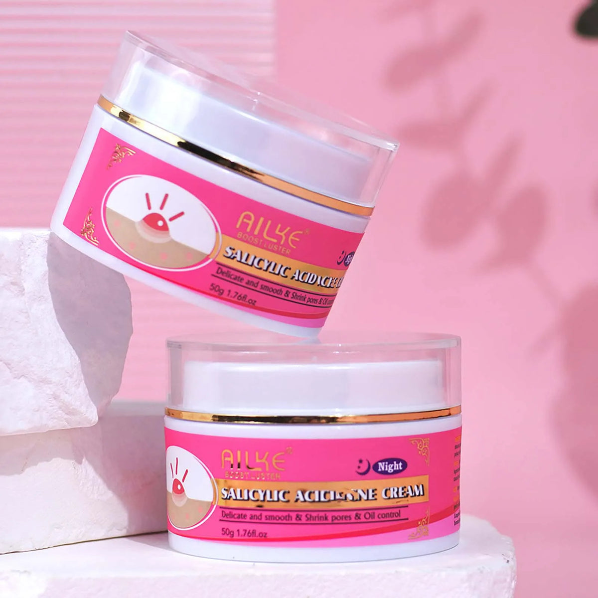 AILKE Natural Brightening Cream Set Moisturizing Whitening Facial Skincare Organic