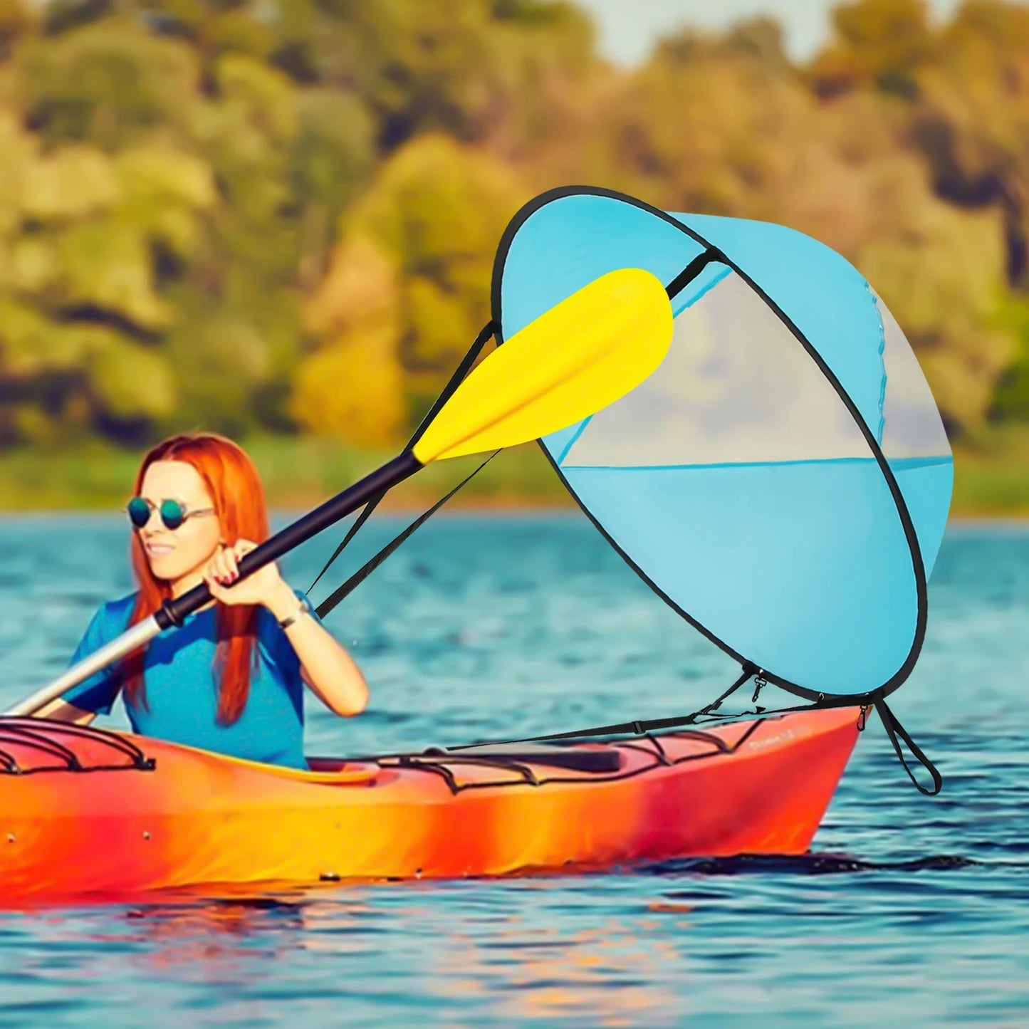 Foldable Paddle Board Sail For Kayak And SUP Water Sports