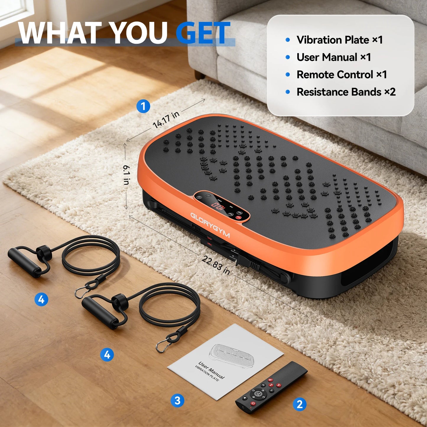 Vibration Plate Fat Burning Machine For Home Gym System - Alice's Wellness Hub