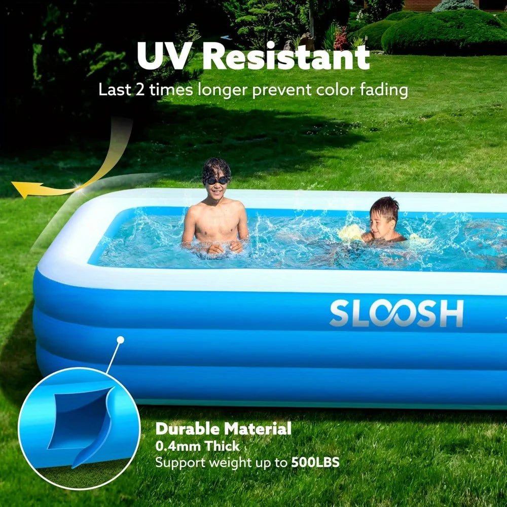 Joyfy Inflatable Family Pool For Backyard Summer Fun