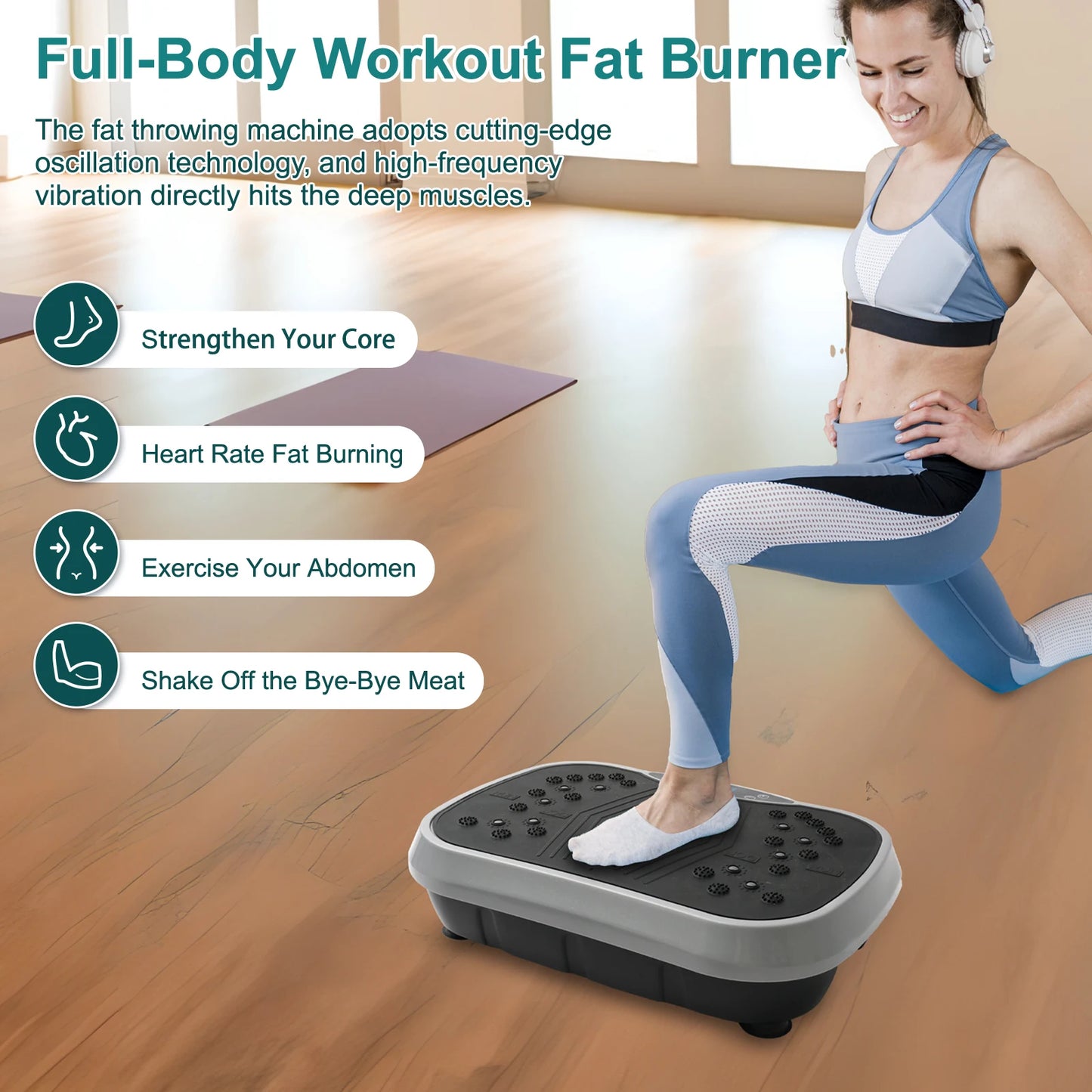 Vibration Plate Exercise Machine For Home Fitness And Fat Burning - Alice's Wellness Hub