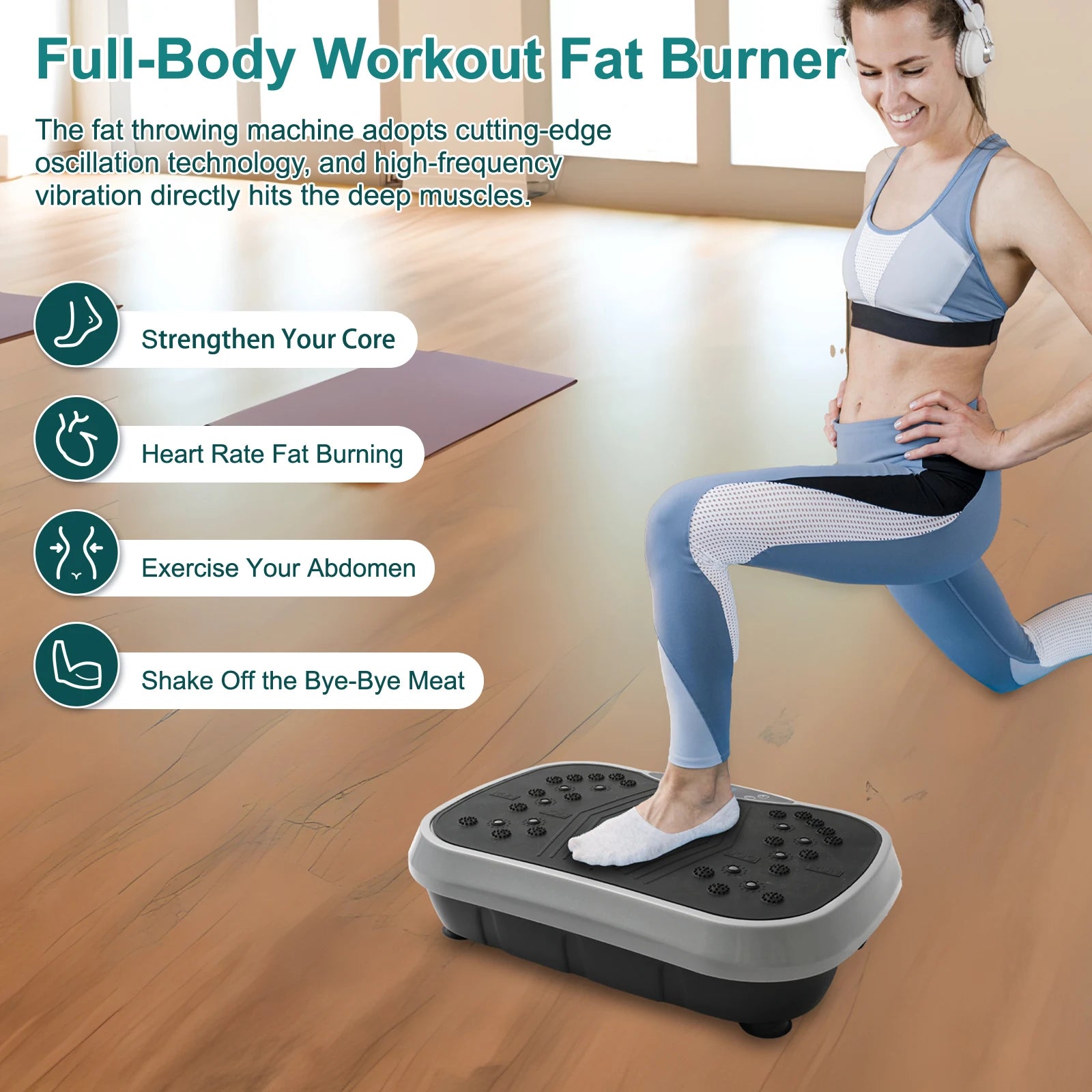 Vibration Plate Exercise Machine For Home Fitness And Fat Burning - Alice's Wellness Hub