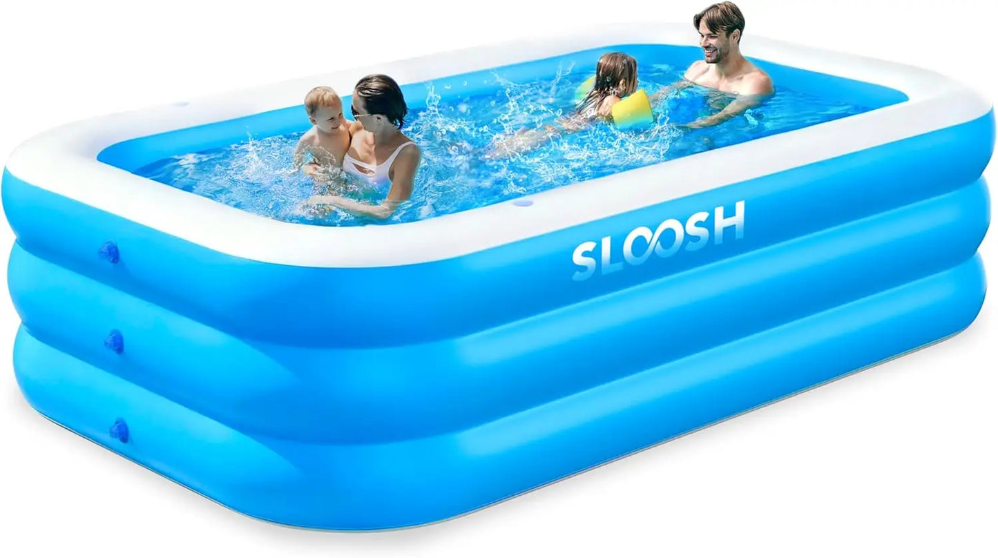 Joyfy Inflatable Family Pool For Backyard Summer Fun