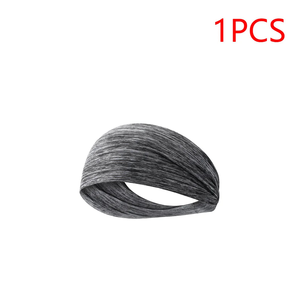 APWIKOGER Sports Headbands Elastic Sweat Bands For Gym And Yoga