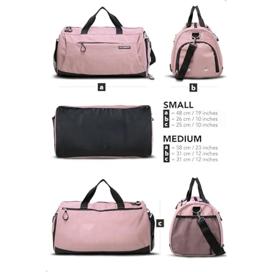Unisex Gym Bag With Shoe And Wet Compartment