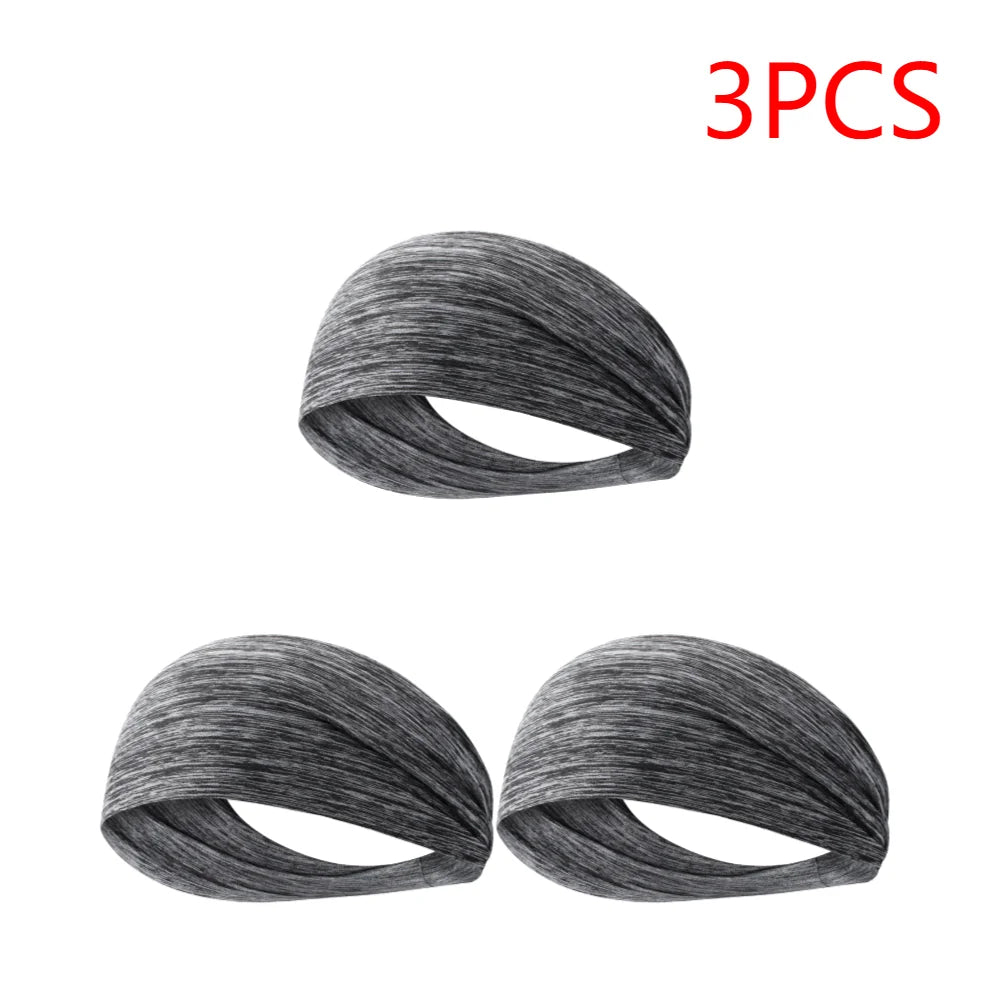 APWIKOGER Sports Headbands Elastic Sweat Bands For Gym And Yoga