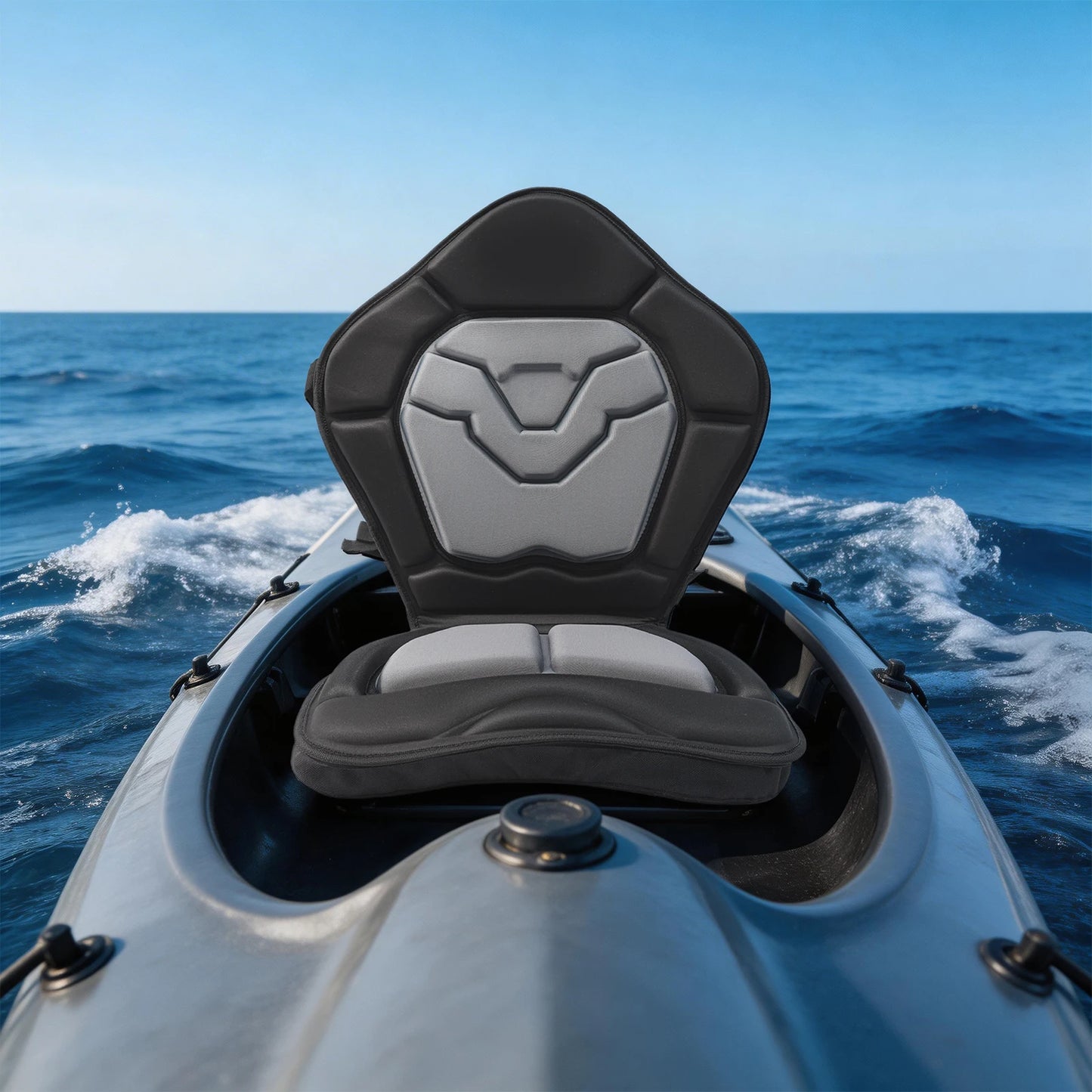 Universal Kayak Seat With Storage Bag And Rod Holders