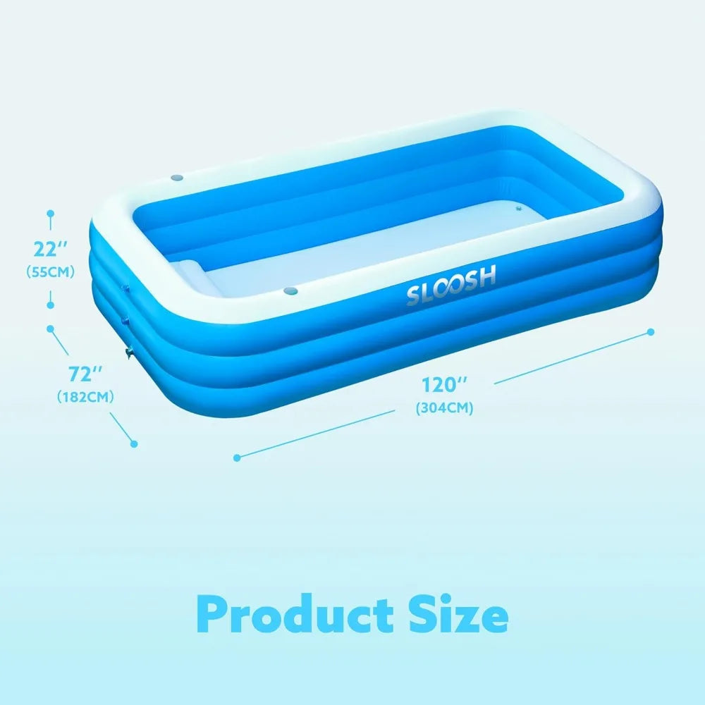 Joyfy Inflatable Family Pool For Backyard Summer Fun