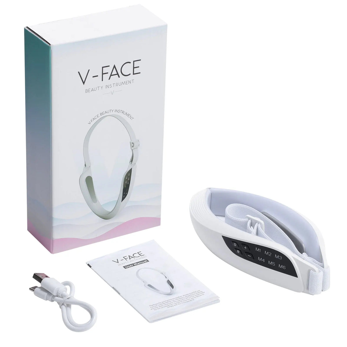 Hailicare Microcurrent Face Lifter With Ems Heat And Led Massage
