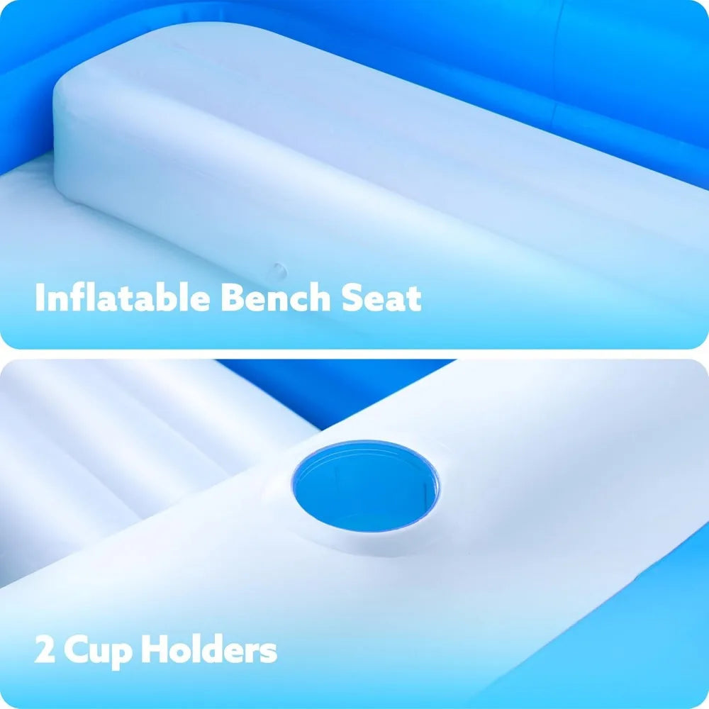 Joyfy Inflatable Family Pool For Backyard Summer Fun