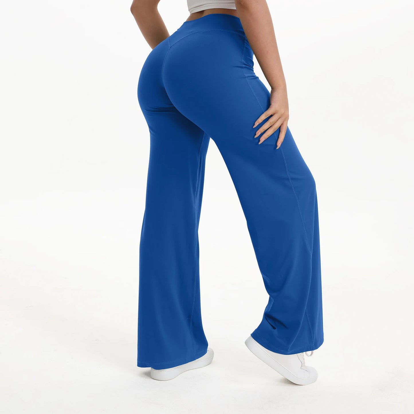 NCLAGEN SoftMotion Straight Leg Bottoms Womens Mid Waist Yoga Pants