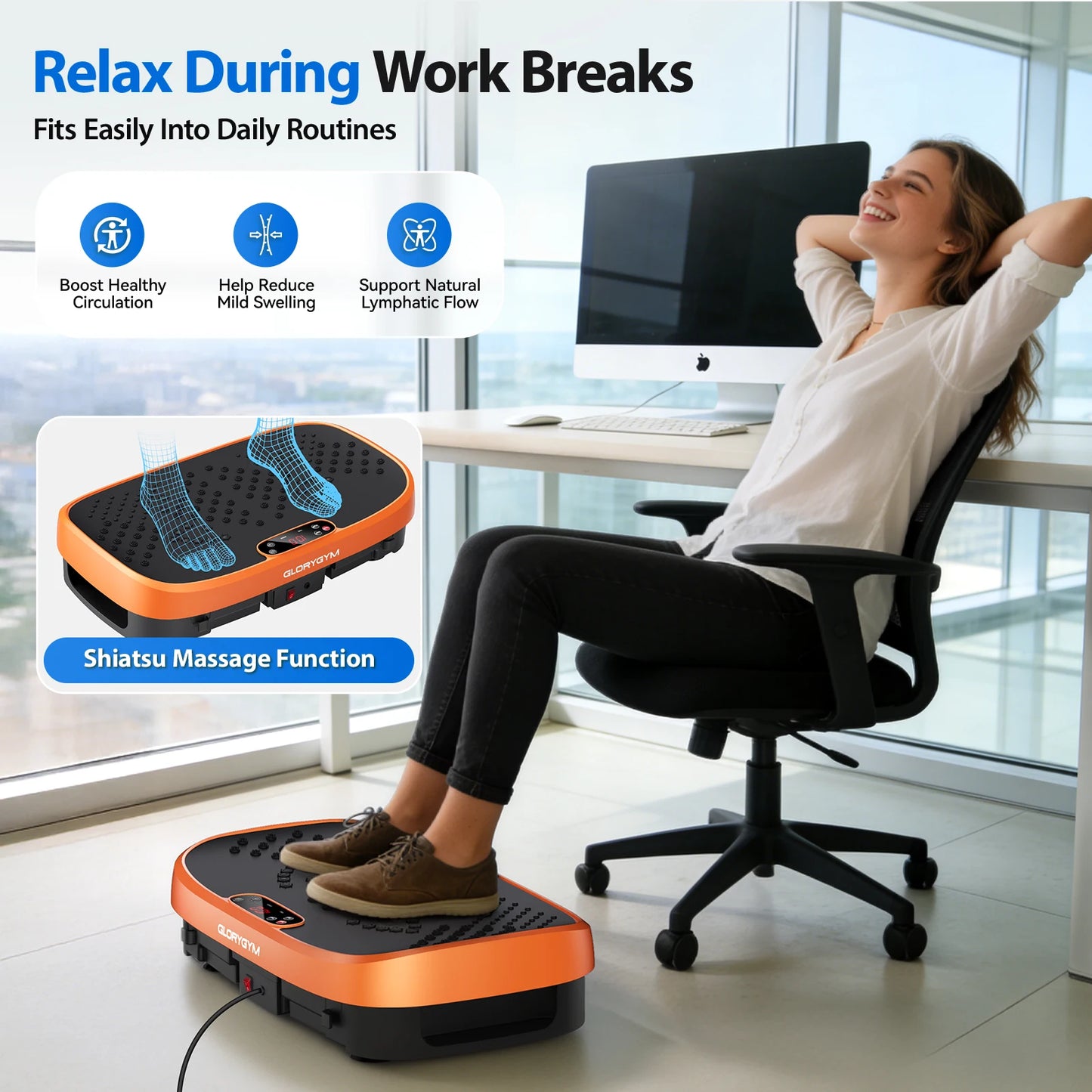 Vibration Plate Fat Burning Machine For Home Gym System - Alice's Wellness Hub