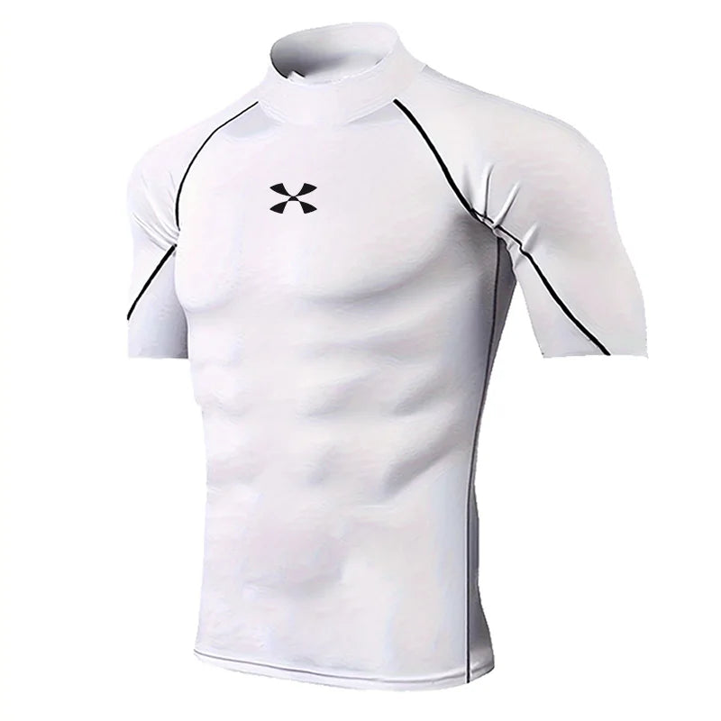 HANRAN Quick Dry Men's Short Sleeve T Shirt For Gym