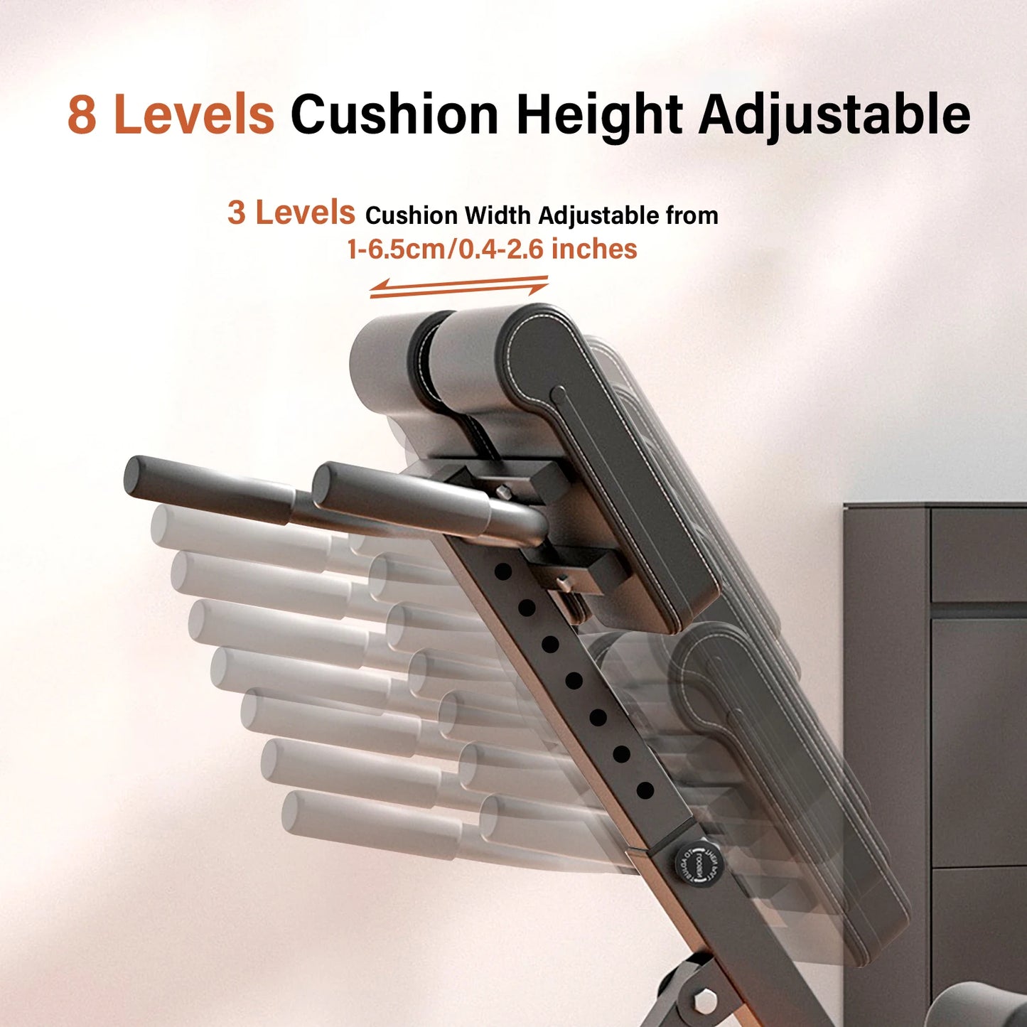 Folding Roman Chair Hyperextension Bench Core Strength Training