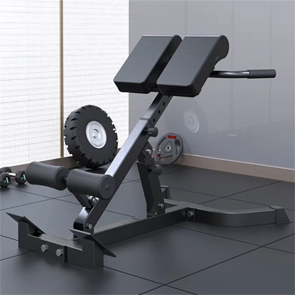 Folding Roman Chair Hyperextension Bench Core Strength Training