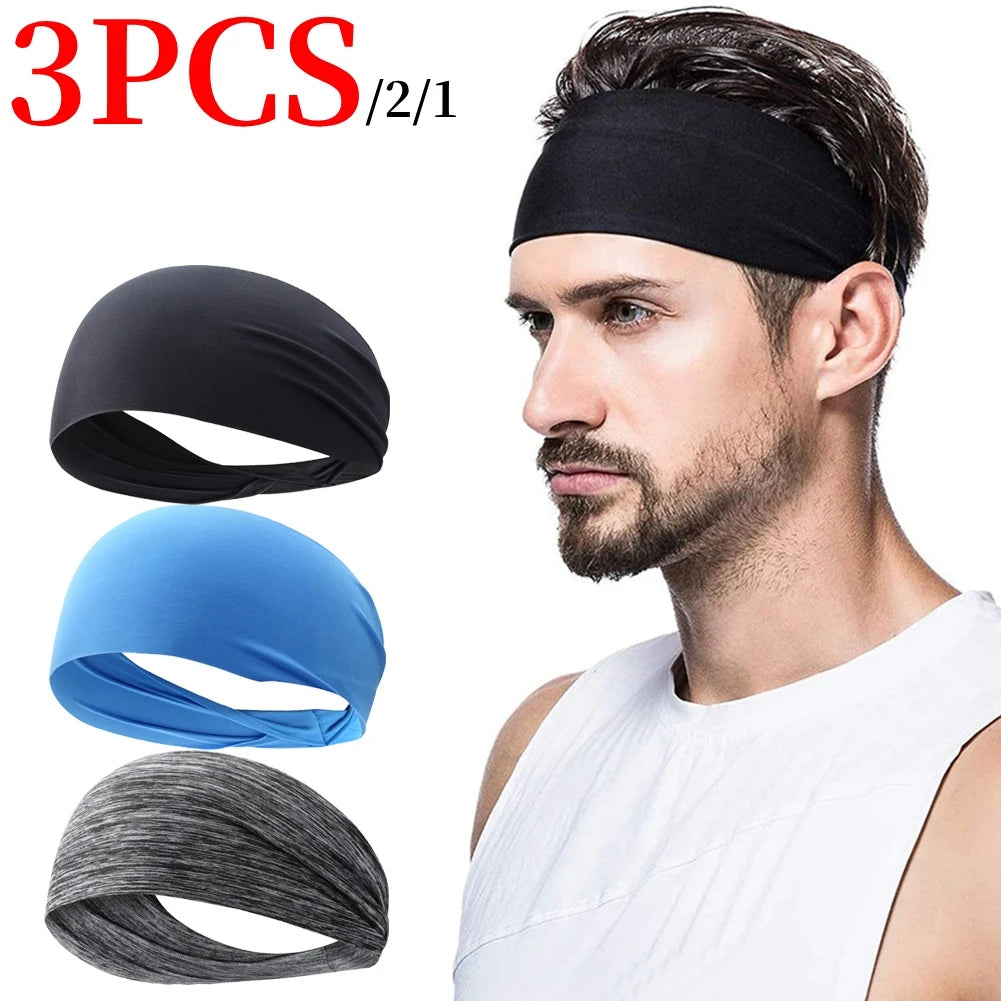 APWIKOGER Sports Headbands Elastic Sweat Bands For Gym And Yoga