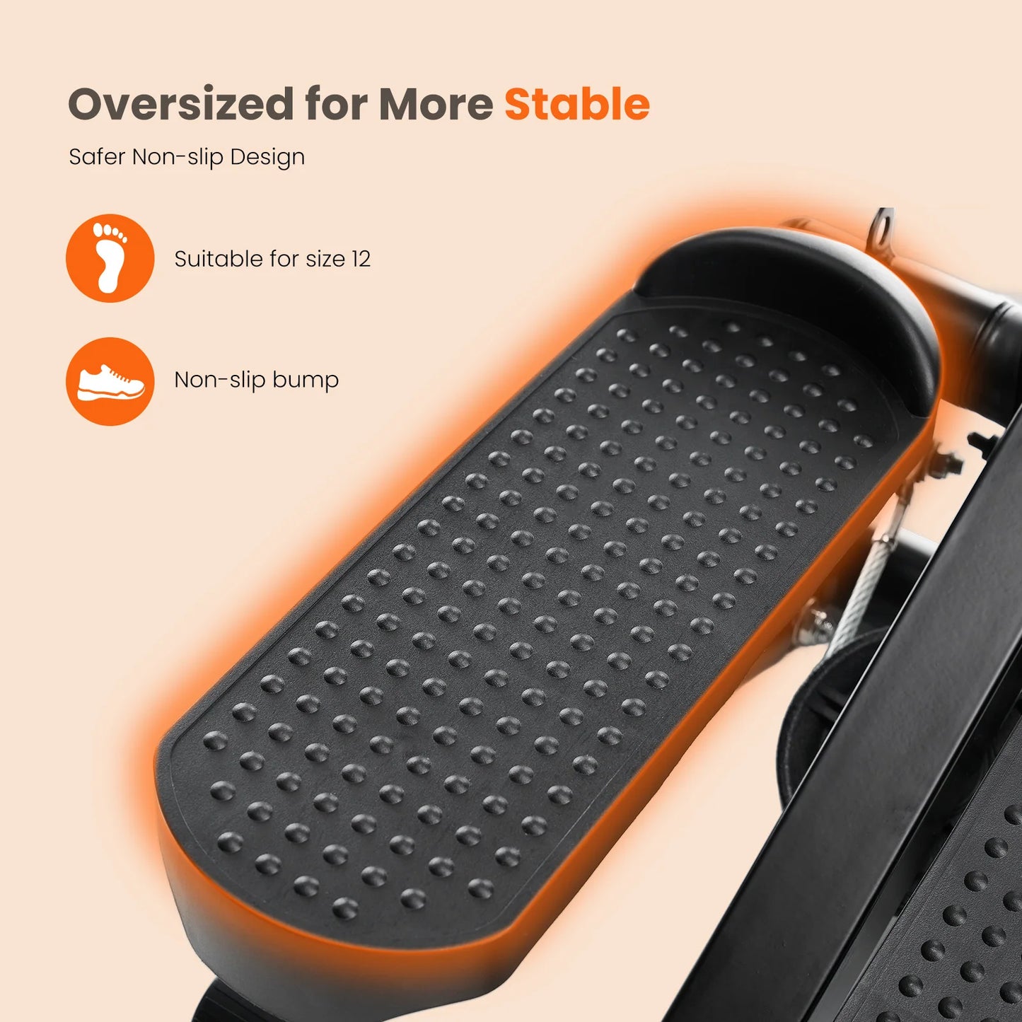 Mini Stepper With Resistance Bands 300 Lbs Capacity - Alice's Wellness Hub