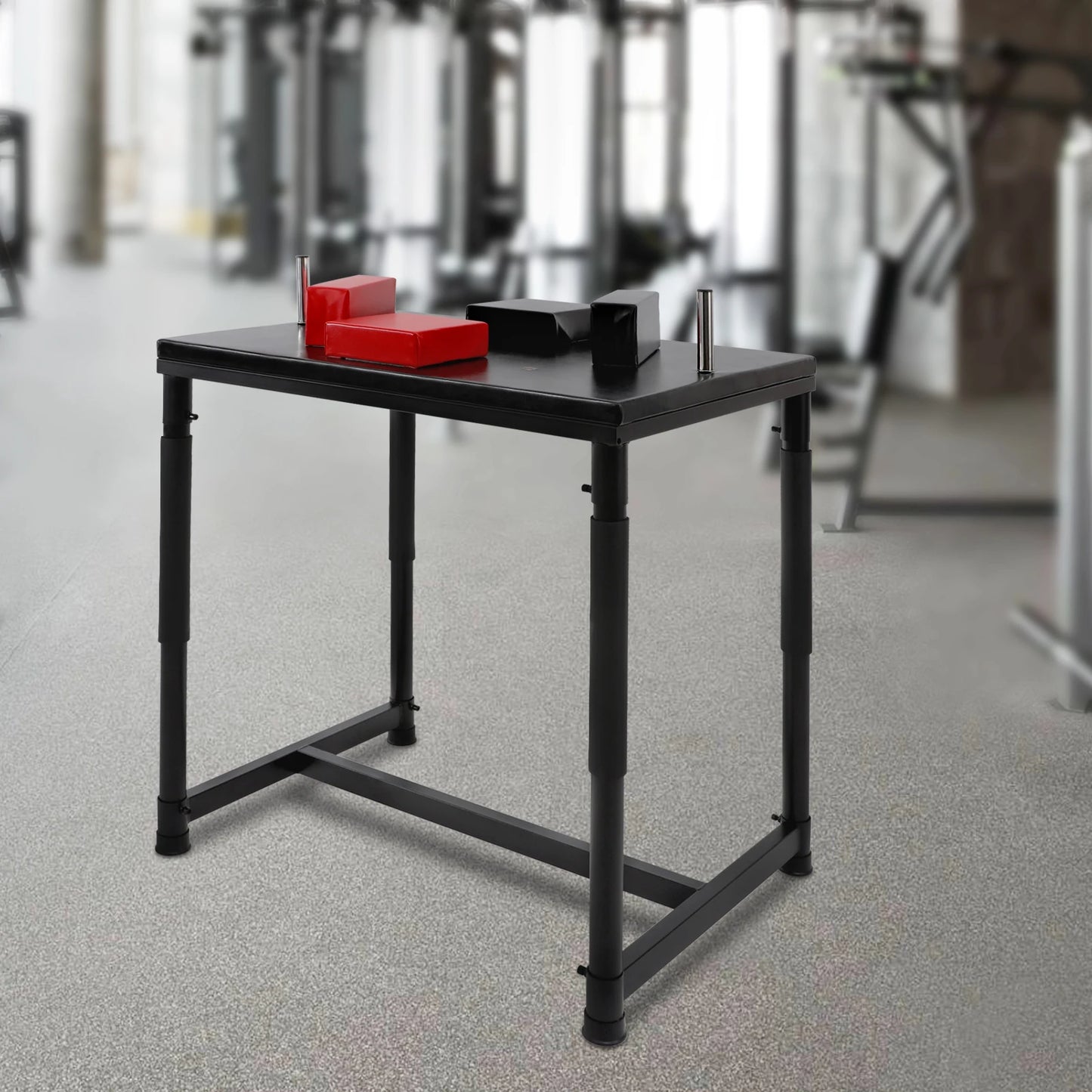 Arm Wrestling Training Table 2200Lbs Adjustable With Wrist Strap For Gyms