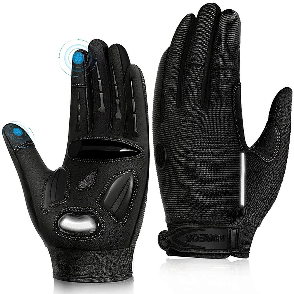 MOREOK Motocross Racing Gloves Breathable MTB Touch Screen Cycling - Alice's Wellness Hub