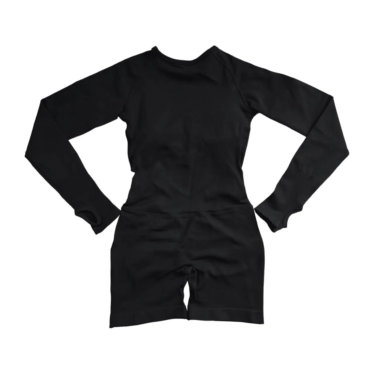 NCLAGEN Womens Seamless Yoga Jumpsuit Long Sleeve Backless Fitness Outfit