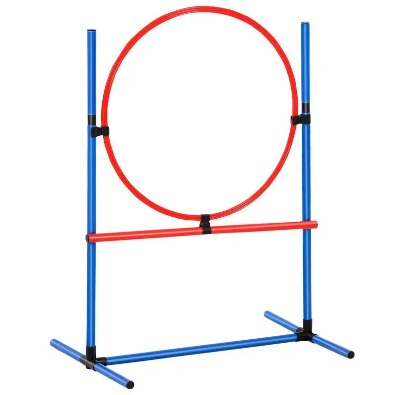 Dog Agility Training Equipment Set With Tunnel Poles