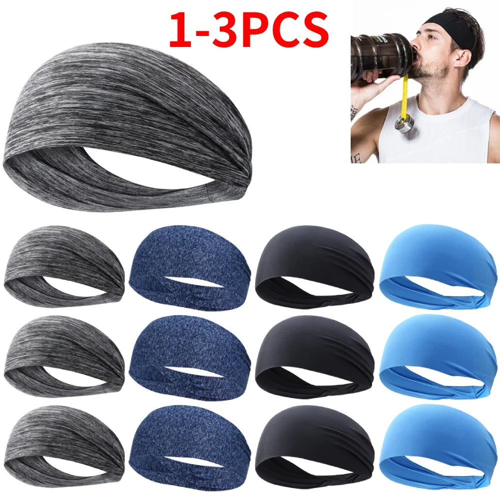 APWIKOGER Sports Headbands Elastic Sweat Bands For Gym And Yoga