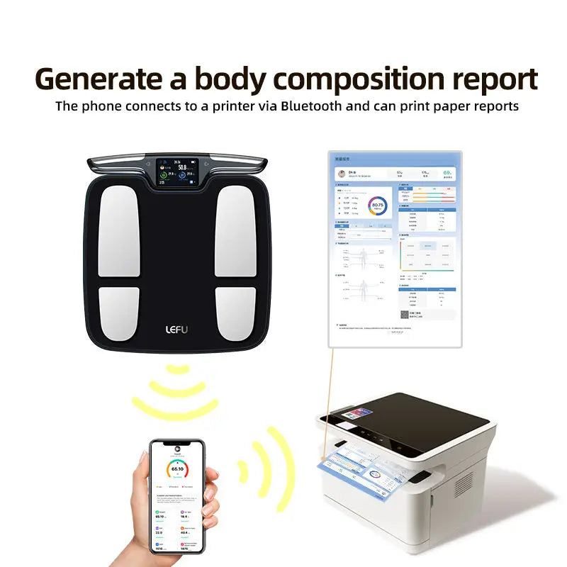 Smart Eight Electrode Digital Body Composition Analyzer Scale