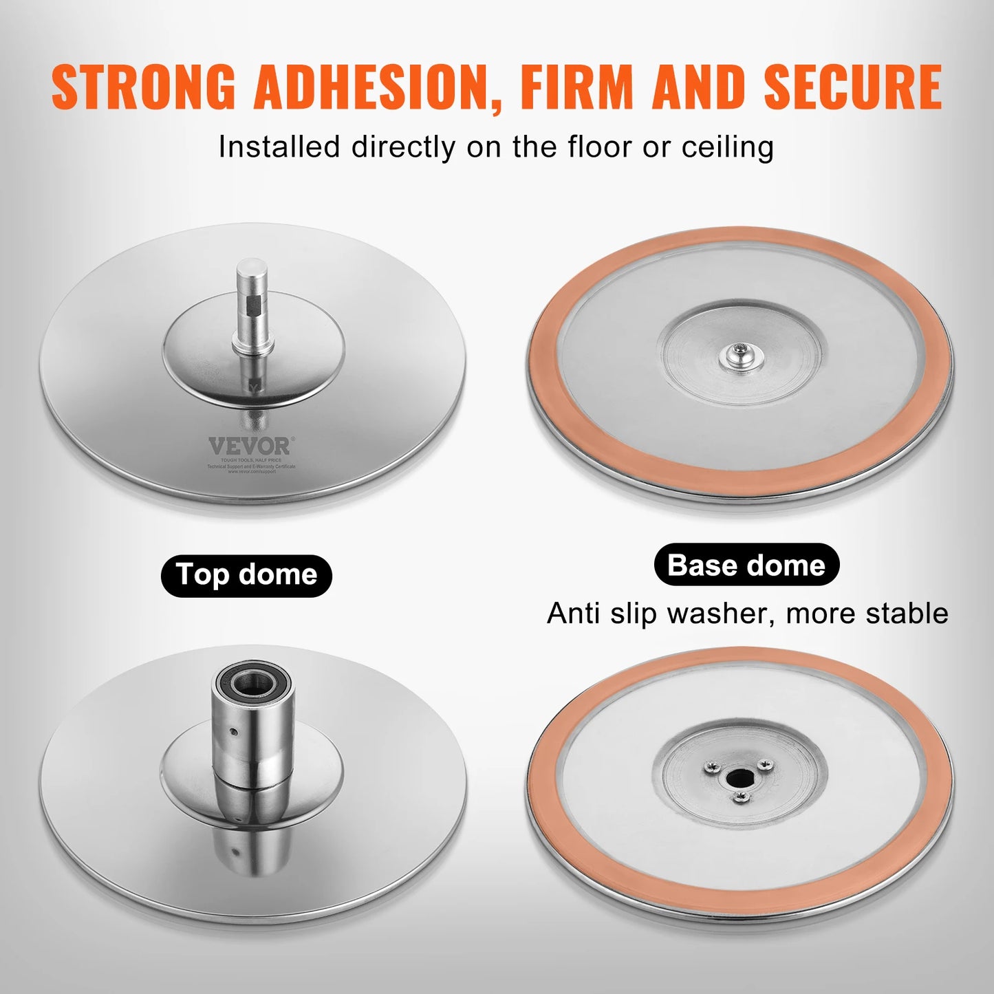 SucceBuy Stainless Steel Dancing Pole Kit For Spinning And Static Use