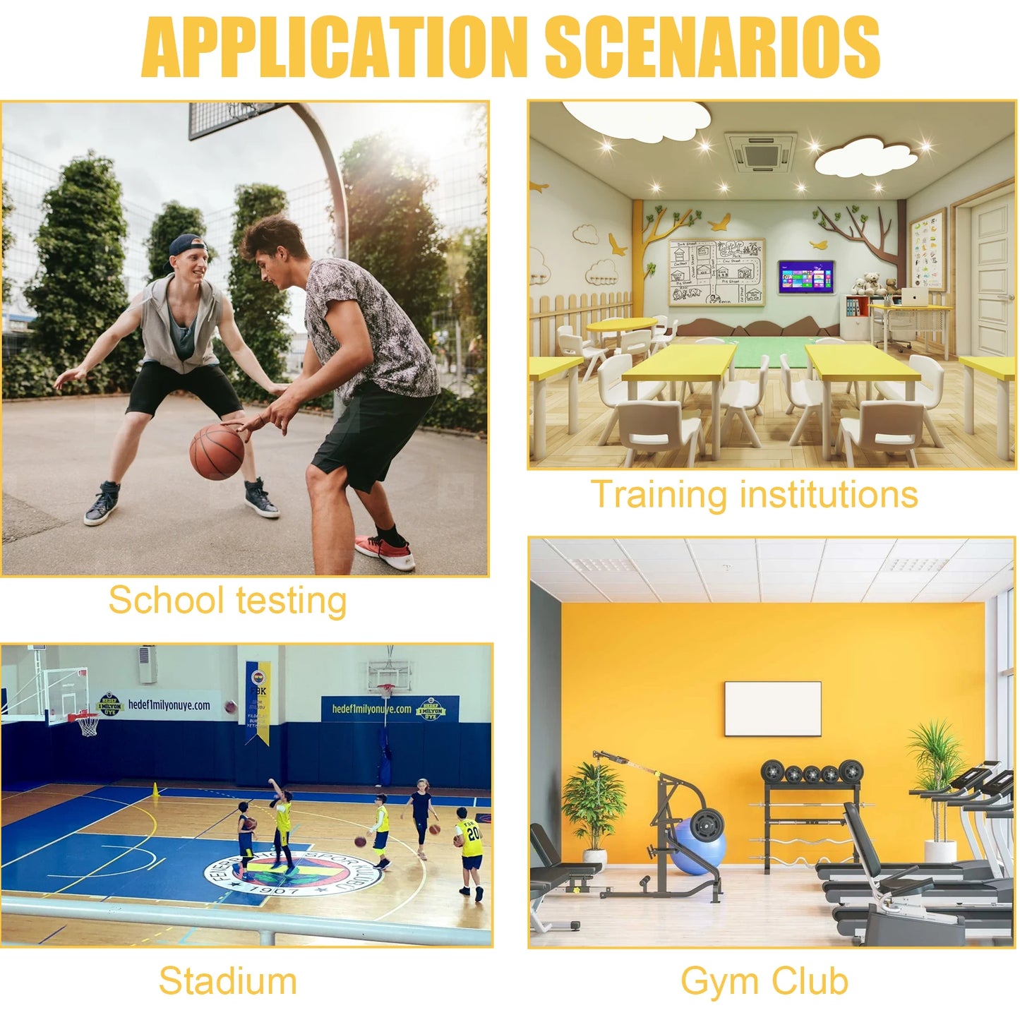 Vertical Jump Tester Wall Mount for Basketball and Volleyball Training